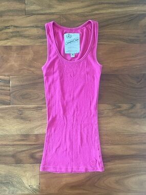 Y2K Campus Crew Pink Tank Top - Women's Medium